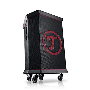 Teufel ROCKSTER - Großer Bluetooth Lautsprecher - Mobiles Event Sound System mit Rollen, 450 W, mit Langer Akkulaufzeit, 2-Kanal DJ-Mischpult, Powerbank-Funktion, Robust Party Speaker im Sale